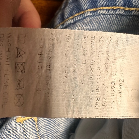 SHEIN Blue Distressed High Rise Jeans - Picture 9 of 12